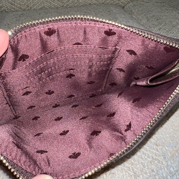 🍄Kate Spade Plaid Fabric/Leather Wristlet🍄 - Picture 9 of 13